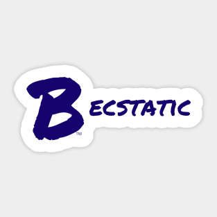 B Ecstatic Sticker